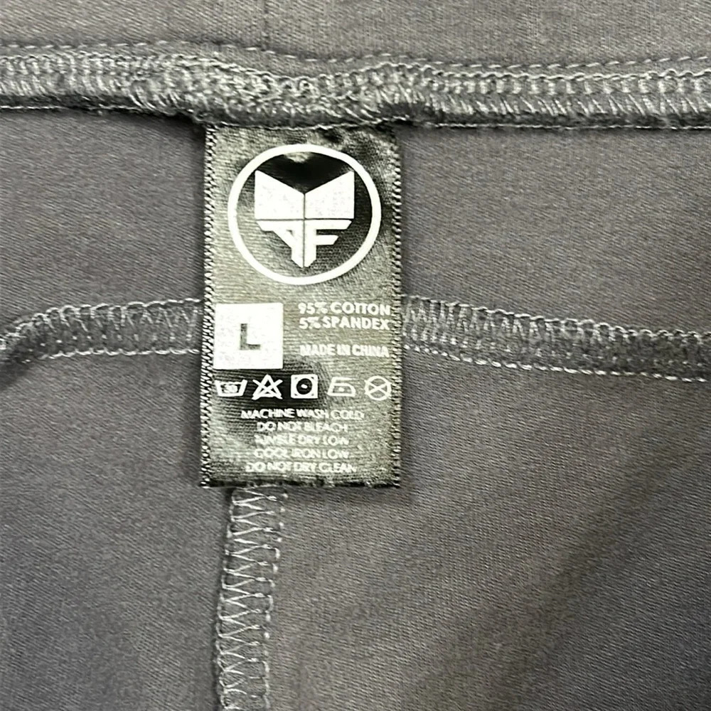 Alpha Forward AFWD Cotton Embroidered Logo Athletic Performance Sweat Shorts | L - Picture 5 of 6